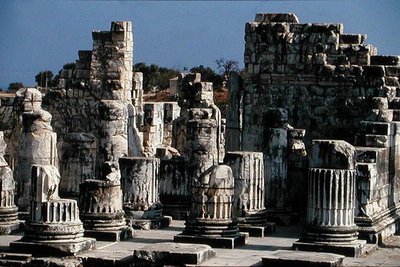 Ruins of the Temple of Apollo by Greek School